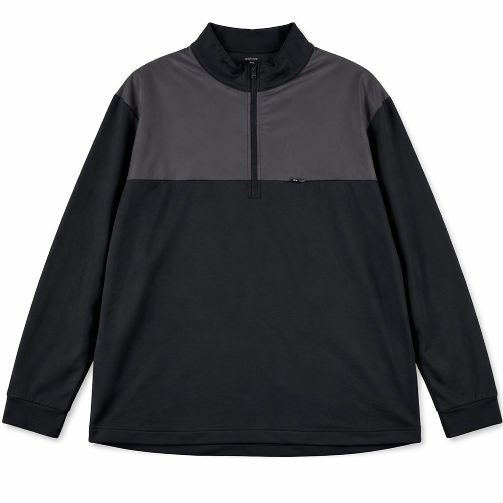 Bonobos Maide Golf Sweater Men's Sz 2XL Black 1/4 Zip Active